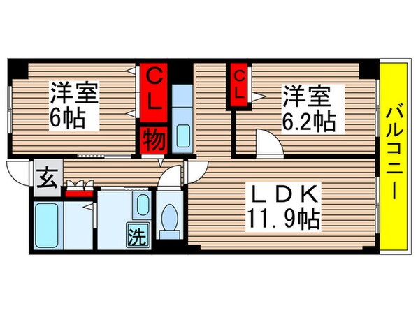 アビタシオンの物件間取画像